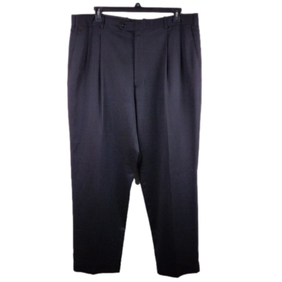 Bolzano Other - 𝅺Bolzano Men's Black Pleated Front Straight Leg Dress Pants
